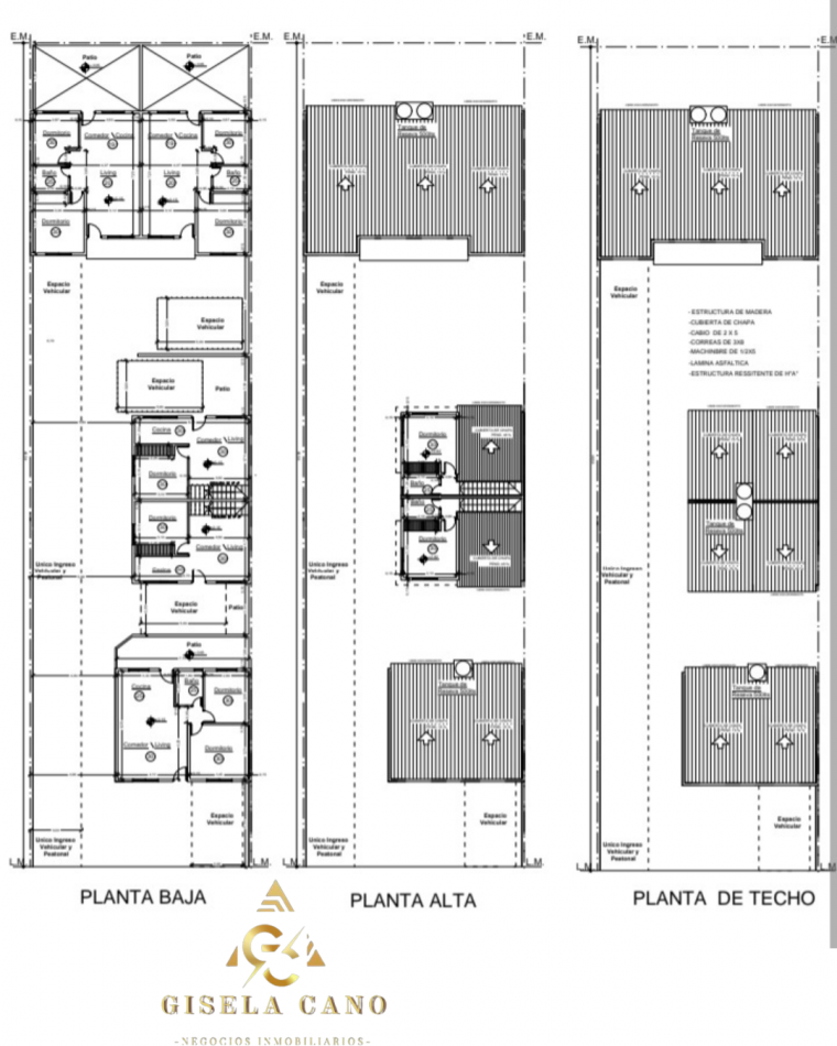 4 U.F. TIPO CHALET A LA VENTA