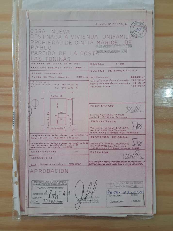 CASA EN LOTE DE 800M2