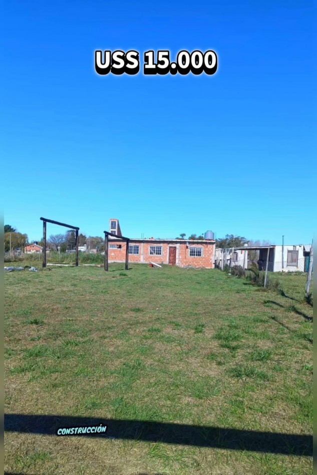 Terreno Lote en venta Mar del tuyu 630m2  + construccion de 76m2